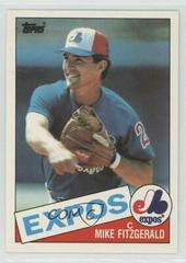 Mike Fitzgerald #34T Baseball Cards 1985 Topps Traded Prices