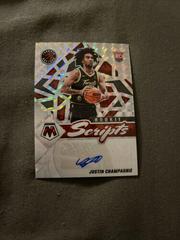 Justin Champagnie #RS-JCH Basketball Cards 2021 Panini Mosaic Rookie Scripts Autographs Prices