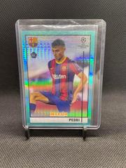Pedri [Aqua Prism Refractor] Soccer Cards 2020 Topps Merlin Chrome UEFA Champions League Prices