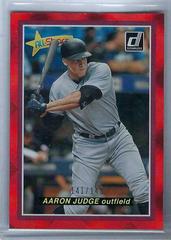 Aaron Judge [Red] Baseball Cards 2018 Panini Donruss All Stars Prices