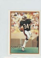 Walter Payton #156 Football Cards 1985 Topps Stickers Prices