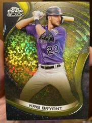Kris Bryant [Gold Mini Diamond] Baseball Cards 2022 Topps Chrome Black Prices