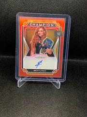 Becky Lynch [Red Prizm] Wrestling Cards 2022 Panini Prizm WWE Champion Signatures Prices