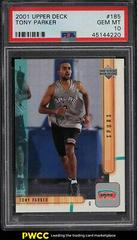 Tony Parker #185 Basketball Cards 2001 Upper Deck Prices