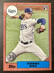 Shane Baz [Red] #87TB-33 Baseball Cards 2022 Topps 1987 Series 2 Prices