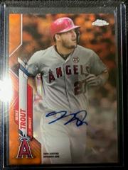 Mike Trout [Orange] #USA-MT Baseball Cards 2020 Topps Chrome Update Autographs Prices