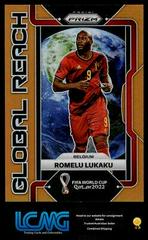 Romelu Lukaku [Orange] Soccer Cards 2022 Panini Prizm World Cup Global Reach Prices