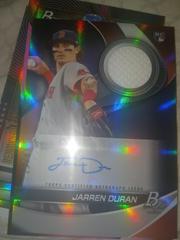 Jarren Duran #PPAR-JDN Baseball Cards 2022 Bowman Platinum Pieces Autograph Relics Prices
