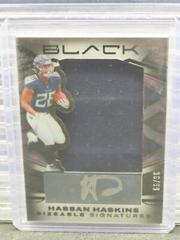 Hassan Haskins #SSR-HHA Football Cards 2022 Panini Black Sizeable Signatures Rookie Jersey Prices