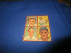 Foxx, Higgins [Mahaffey, Williams] Baseball Cards 1935 Goudey 4 in 1 Prices