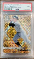 Mickey Mantle [Neon Orang] Baseball Cards 2018 Panini Chronicles Spectra Prices
