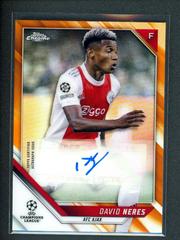 David Neres [Orange Refractor] Soccer Cards 2021 Topps Chrome UEFA Champions League Autographs Prices