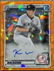 Ken Waldichuk [Orange] #BSPA-KW Baseball Cards 2020 Bowman Sapphire Autographs Prices