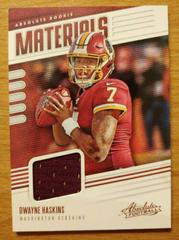 Dwayne Haskins #RM-16 Football Cards 2019 Panini Absolute Rookie Materials Prices