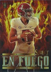 Bryce Young [Silver] #EF-BY Football Cards 2023 Panini Select Draft Picks En Fuego Prices