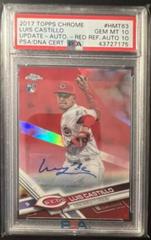 Luis Castillo [Autograph Red Refractor] #HMT63 Baseball Cards 2017 Topps Chrome Update Prices