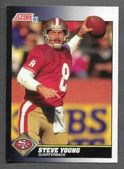 Steve Young #505 Football Cards 1991 Score Prices