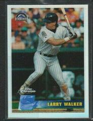 Larry Walker [Refractor] #147 Baseball Cards 1996 Topps Chrome Prices
