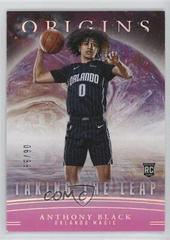 Anthony Black [Pink] #20 Basketball Cards 2023 Panini Origins Taking the Leap Prices