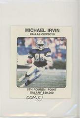 Michael Irvin Football Cards 1989 Franchise Game Prices