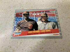 Roberto Alomar, Sandy Alomar Jr Baseball Cards 1989 Fleer Prices