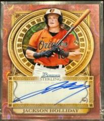 Jackson Holliday [Rose Gold] Baseball Cards 2023 Bowman Sterling Opulence Autographs Prices