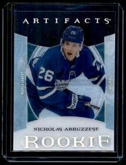 Nicholas Abruzzese Hockey Cards 2022 Upper Deck Artifacts Clear Cut Rookies Prices