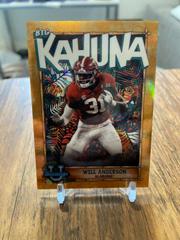 Will Anderson [Autograph Orange] #TBK-3 Football Cards 2022 Bowman Chrome University The Big Kahuna Prices
