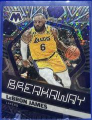 LeBron James [Fast Break] #2 Basketball Cards 2022 Panini Mosaic Breakaway Prices