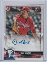 JoJo Romero #PA-JR Baseball Cards 2018 Bowman Paper Prospects Autographs Prices