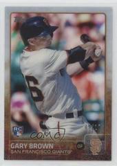 Gary Brown #139 Baseball Cards 2015 Topps Prices