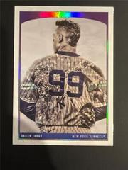 Aaron Judge [Purple Rainbow Foil] #33 Baseball Cards 2022 Topps X Lauren Taylor Prices
