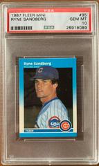 Ryne Sandberg Baseball Cards 1987 Fleer Mini Prices