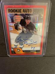 Dominik Simon [Red Prism] #R-DS Hockey Cards 2016 O-Pee-Chee Platinum Rookie Autographs Prices