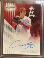 Shohei Ohtani [Red] Baseball Cards 2022 Bowman Sterling Tek Autographs Prices