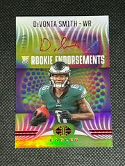 DeVonta Smith [Red] #RE-5 Football Cards 2021 Panini Illusions Rookie Endorsements Autographs Prices