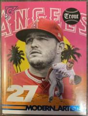 Mike Trout [Blue] #MA-5 Baseball Cards 2022 Topps Gallery Modern Artists Prices