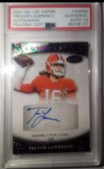 Trevor Lawrence [Silver] #ASP-66 Football Cards 2021 Sage Aspire Autographs Prices