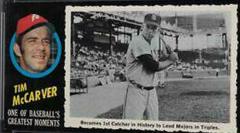Tim McCarver #25 Baseball Cards 1971 Topps Greatest Moments Prices