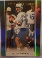 PEYTON MANNING [SUPREMACY] #S12 Football Cards 1999 SP Authentic Supremacy Prices