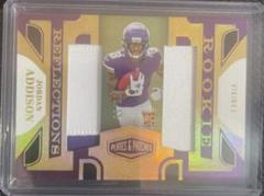 Jordan Addison [Gold] #RR-12 Football Cards 2023 Panini Plates and Patches Rookie Reflections Prices