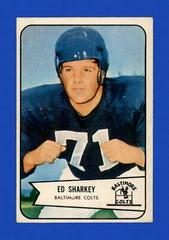 Ed Sharkey Football Cards 1954 Bowman Prices