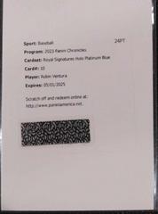 Robin Ventura [Platinum Blue] #RS-RV Baseball Cards 2023 Panini Chronicles Royal Signatures Prices