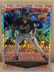Rickey Henderson [Parallel 100] #69 Baseball Cards 1999 Ultimate Victory Prices