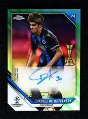 Charles De Ketelaere [Neon Green Refractor] Soccer Cards 2021 Topps Chrome UEFA Champions League Autographs Prices