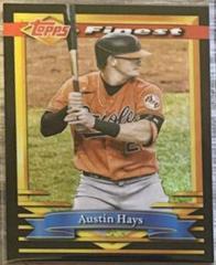Austin Hays [Black Refractor] #11 Baseball Cards 2021 Topps Finest Flashbacks Prices