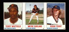 Robin Yount, Terry Whitfield, Wayne Garland [Hand Cut Panel] Baseball Cards 1978 Hostess Prices