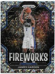 James Harden [Fast Break] #17 Basketball Cards 2022 Panini Prizm Fireworks Prices