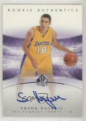 Sasha Vujacic Autograph #161 Basketball Cards 2004 SP Authentic Prices