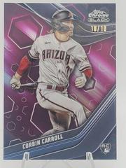 Corbin Carroll [Magenta] #93 Baseball Cards 2023 Topps Chrome Black Prices